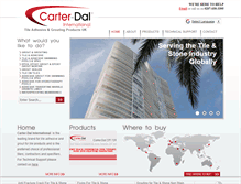 Tablet Screenshot of carter-dal.co.uk